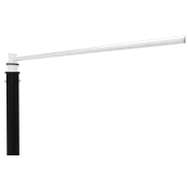 Flag pole SET | made of steel | steel pole, RAL9005